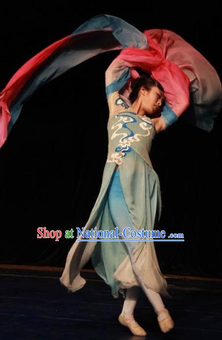 Traditional Chinese Classical Dance Que Qiao Xian Costume Ballet Stage Show Beautiful Dance Dress for Women