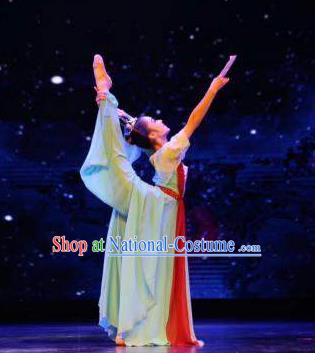 Traditional Chinese Classical Dance Ballet Ru Yi Niang Costume Stage Show Beautiful Dance Dress for Women