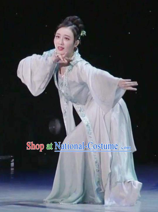 Traditional Chinese Classical Dance Ballet Competition Sheng Sheng Man Costume Stage Show Beautiful Dance Dress for Women