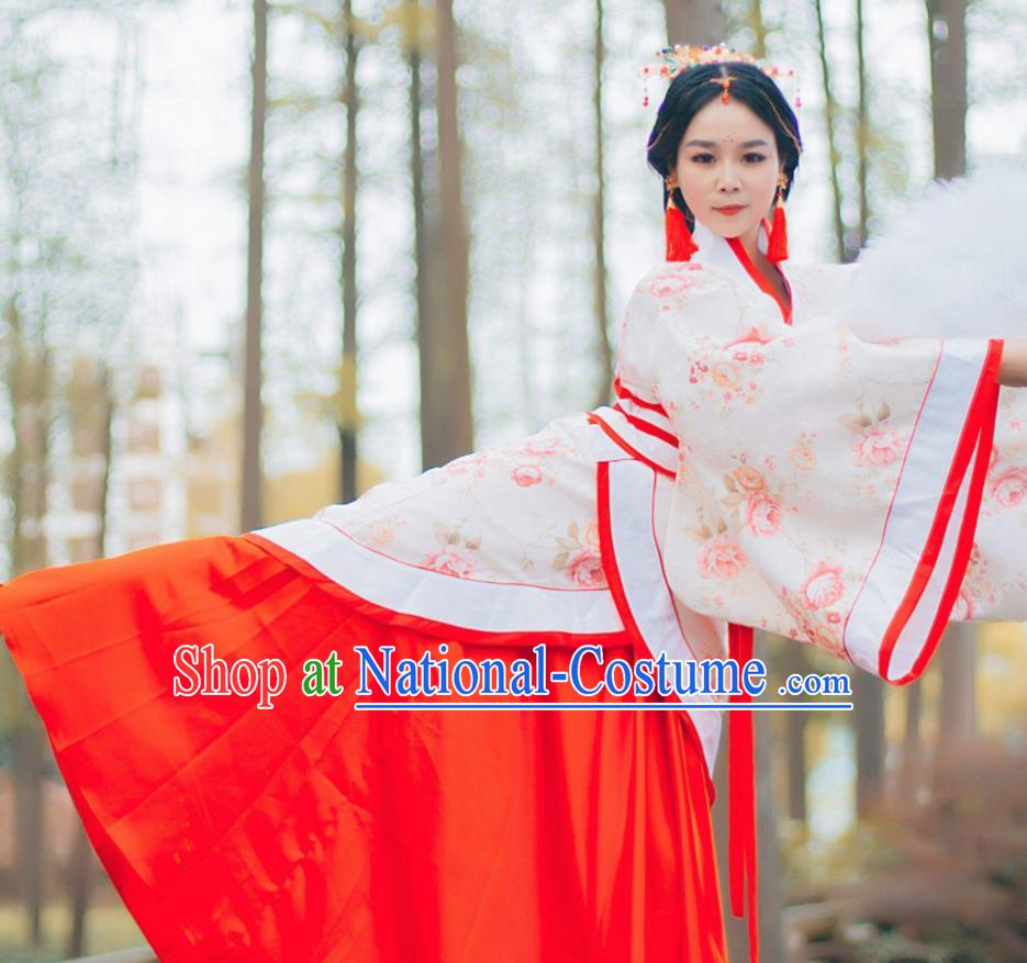 Chinese Beautiful Dance Wu Gui Costume Traditional Fan Dance Classical Dance Competition Dress for Women