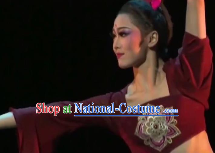 Beautiful Chinese Dance Yun Xiang Ni Shang Dance Costume Traditional Classical Dance Dress for Women