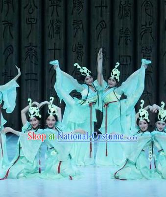 Beautiful Chinese Dance Court Yueren Dance Costume Traditional Classical Dance Dress for Women