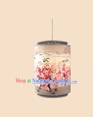 Chinese Traditional Spring Festival Painting Plum Blossom Hanging Lantern Handmade Palace Lanterns