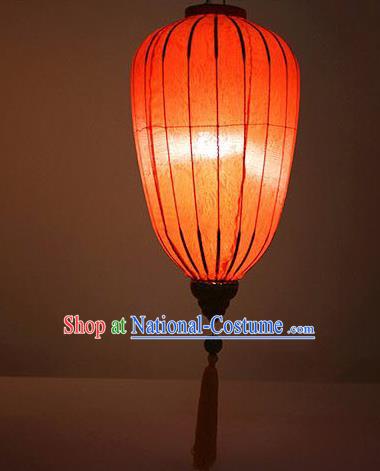 Chinese Traditional Spring Festival Yellow Hanging Lantern Wedding Handmade Palace Lanterns