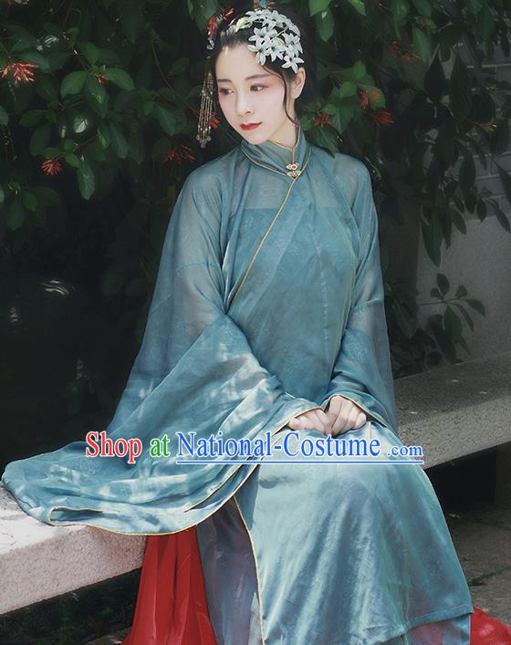 Chinese Traditional Ming Dynasty Countess Replica Costumes Ancient Nobility Lady Hanfu Dress for Women