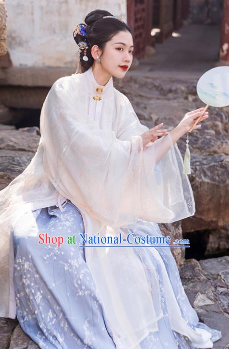 Traditional Chinese Ming Dynasty Princess Hanfu Dress Ancient Court Dowager Replica Costumes for Women