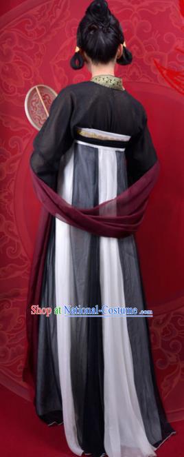 Chinese Traditional Tang Dynasty Court Maid Replica Costumes Ancient Palace Lady Hanfu Dress for Women