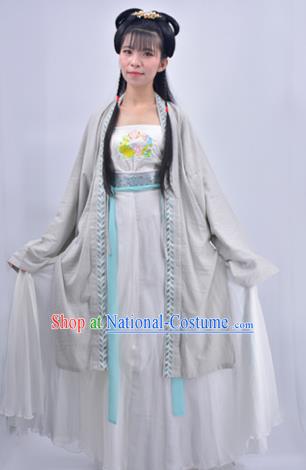 Chinese Traditional Song Dynasty Country Lady Replica Costumes Ancient Village Girl Hanfu Dress for Women