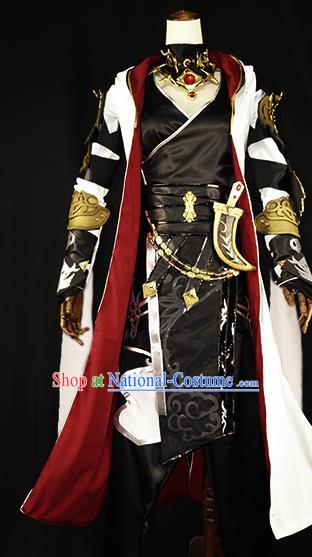 Chinese Ancient Cosplay Young Knight Clothing Traditional Hanfu Swordsman Costume for Men