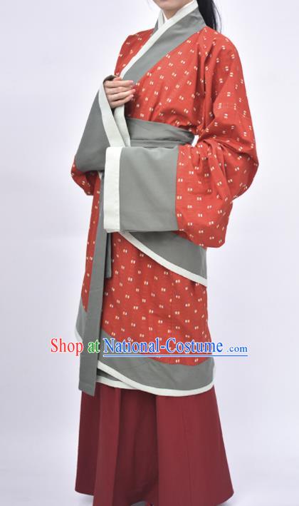 Chinese Traditional Han Dynasty Court Maid Replica Costumes Ancient Imperial Consort Hanfu Dress for Women