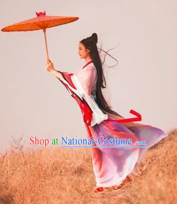 Chinese Traditional Han Dynasty Princess Replica Costumes Ancient Drama Martial Arts Female Swordsman Hanfu Dress for Women