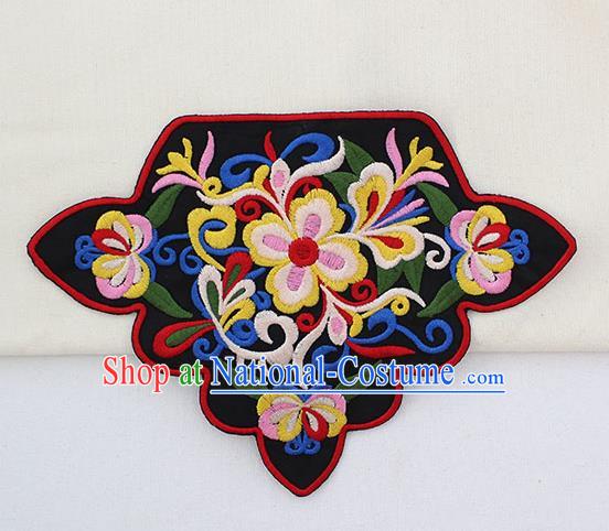 Chinese Ancient Handmade Embroidered Patch Traditional Embroidery Appliqu Craft for Women