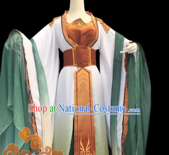 Chinese Traditional Cosplay Imperial Consort Fairy Princess Dress Custom Ancient Swordswoman Costume for Women