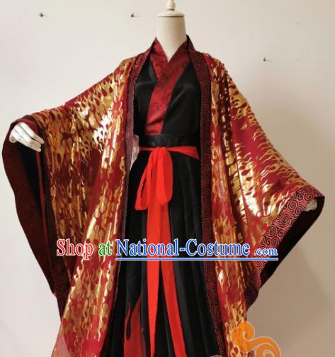 Chinese Ancient Cosplay Swordsman Wedding Clothing Custom Traditional Royal Prince Costume for Men