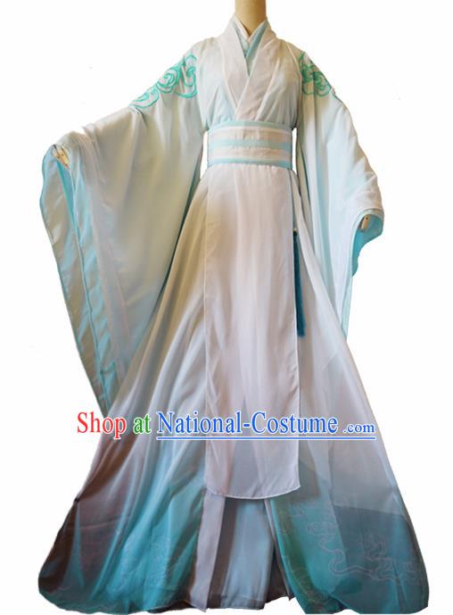 Chinese Ancient Cosplay Swordsman Clothing Custom Traditional Royal Prince Costume for Men