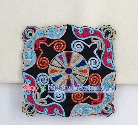 Chinese Ancient Handmade Embroidered Patch Accessories Traditional Embroidery Appliqu Craft for Women