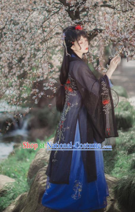 Chinese Ancient Royal Princess Hanfu Dress Traditional Tang Dynasty Female Swordsman Costumes for Women