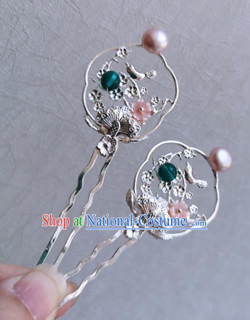 Chinese Handmade Ancient Hair Comb Hairpins Traditional Hanfu Hair Accessories for Women