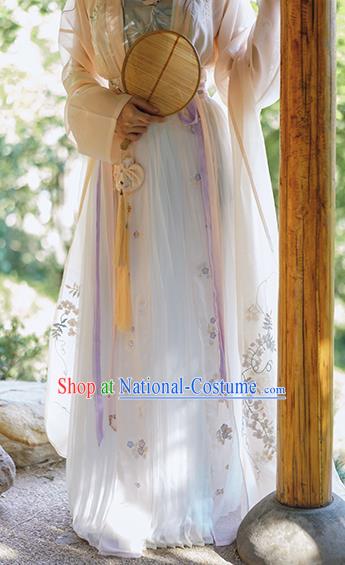 Traditional Chinese Song Dynasty Princess Hanfu Dress Ancient Court Lady Replica Costumes for Women