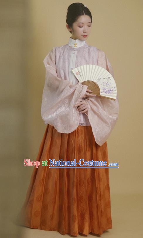 Traditional Chinese Ming Dynasty Court Lady Hanfu Dress Ancient Drama Palace Princess Replica Costumes for Women