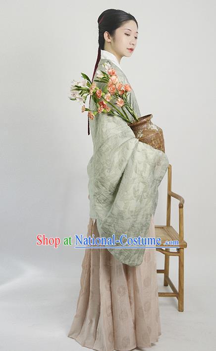 Traditional Chinese Ming Dynasty Young Lady Clothing Ancient Drama Replica Costumes for Women