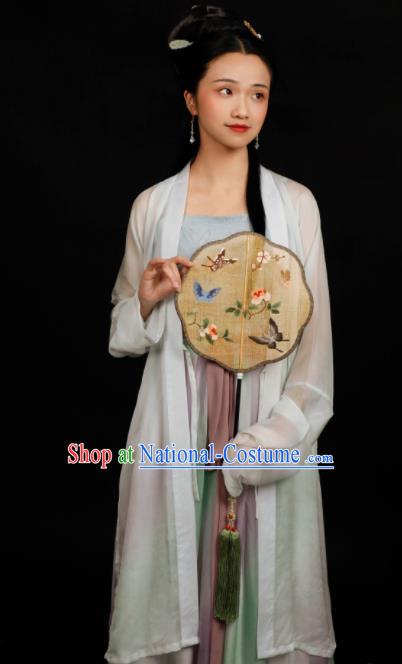 Traditional Chinese Song Dynasty Palace Princess Hanfu Dress Ancient Drama Court Lady Replica Costumes for Women