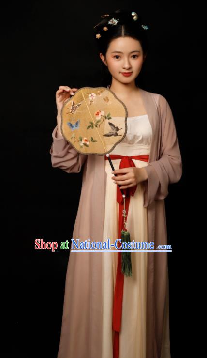 Traditional Chinese Song Dynasty Geisha Hanfu Dress Ancient Drama Aristocratic Lady Replica Costumes for Women