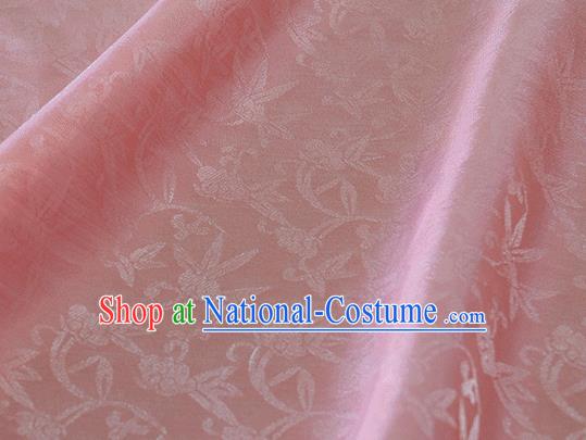 Asian Chinese Priest Frock Pink Silk Fabric Traditional Pattern Design Fabric Chinese Silk Fabric Material