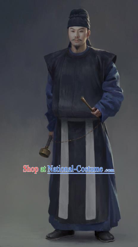 the Longest Day in Chang An Chinese Drama Ancient Tang Dynasty Swordsman Replica Costumes and Hat Complete Set