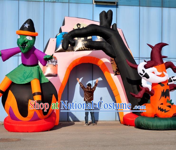 Large Halloween Inflatable Models Haunted House Inflatable Arches