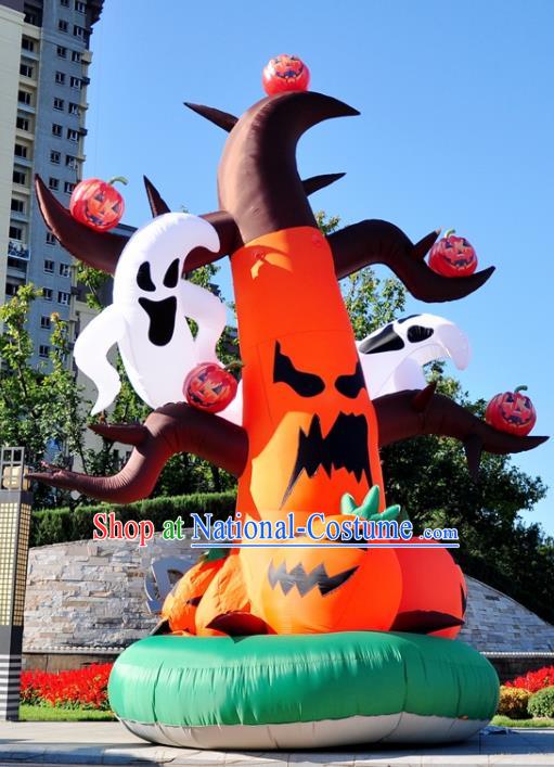 Large Halloween Inflatable Pumpkin Models Ghost Tree Inflatable Arches