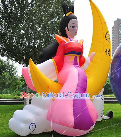 Large Halloween Inflatable Models Moon Goddess Chang E Inflatable Arches