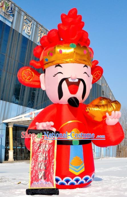 Large Chinese Inflatable Red God of Wealth Models Inflatable Arches Archway