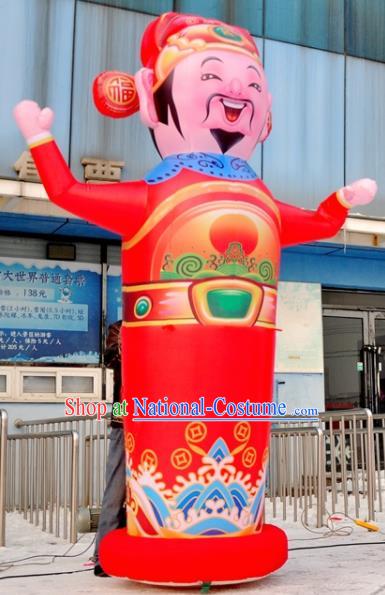 Large Chinese Inflatable God of Wealth Tumbler Models Inflatable Arches Archway