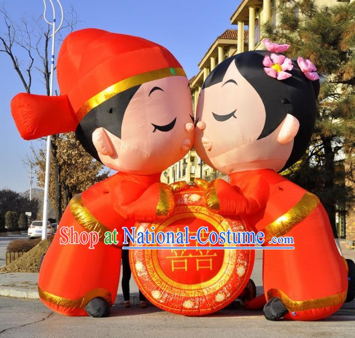 Large Chinese Wedding Inflatable Archway Product Models New Year Inflatable Arches