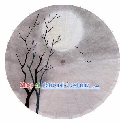 Chinese Traditional Painting Deadwood Oil Paper Umbrella Artware Paper Umbrella Classical Dance Umbrella Handmade Umbrellas