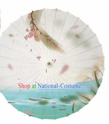 Chinese Printing Oil Paper Umbrella Artware Paper Umbrella Traditional Classical Dance Umbrella Handmade Umbrellas