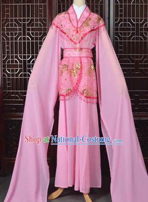 Chinese Traditional Beijing Opera Hua Dan Pink Dress Peking Opera Diva Costumes for Women