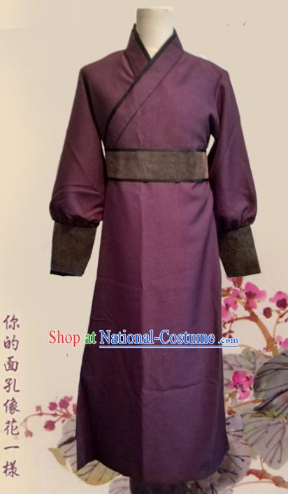 Chinese Ancient Ming Dynasty Civilian Clothing Traditional Ancient Swordsman Costumes for Men