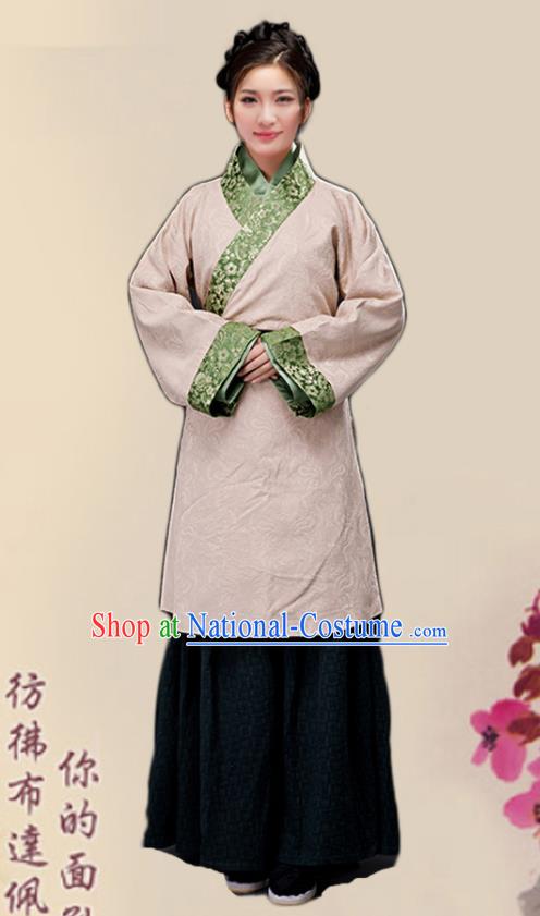 Chinese Ancient Song Dynasty Female Civilian Dress Traditional Hanfu Farmerette Costumes for Women