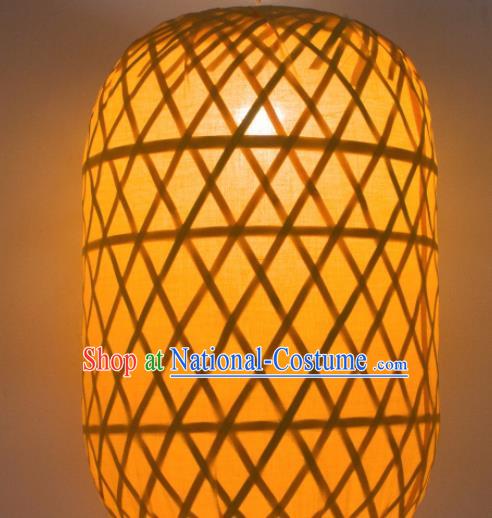 Chinese Handmade Palace Lanterns LED Lamp Bamboo Weaving Hanging Lantern