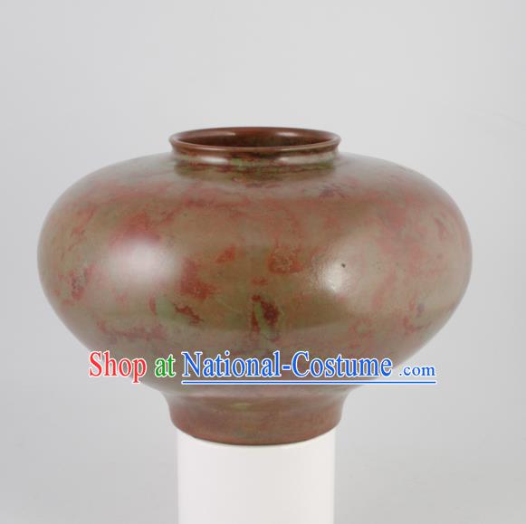 Chinese Handmade Copper Vase Traditional Bronze Craft Decoration