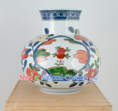 Chinese Handmade Hand Painting Ceramic Vase Porcelain Craft