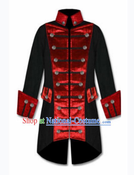 European Medieval Drama Traditional Patrician Costume Europe Prince Coat for Men