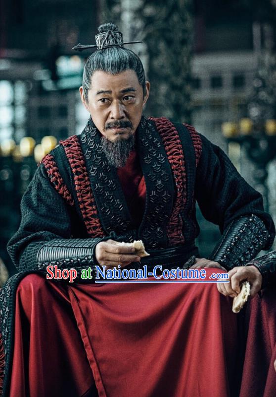 Chinese Ancient King Ying Wuyi Clothing Drama Novoland Eagle Flag Swordsman Zhang Fengyi Replica Costumes for Men