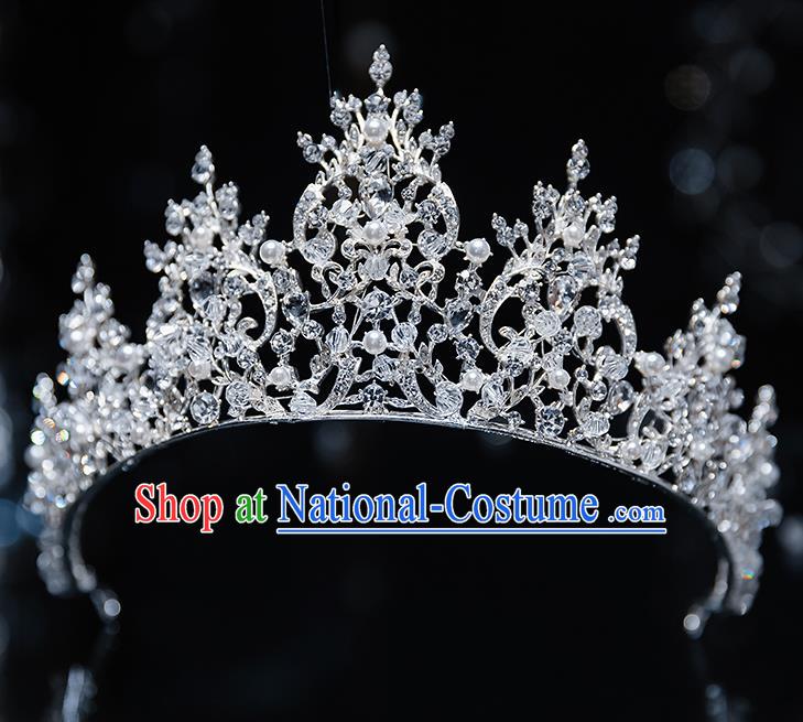 Top Grade Bride Royal Crown Wedding Hair Accessories for Women