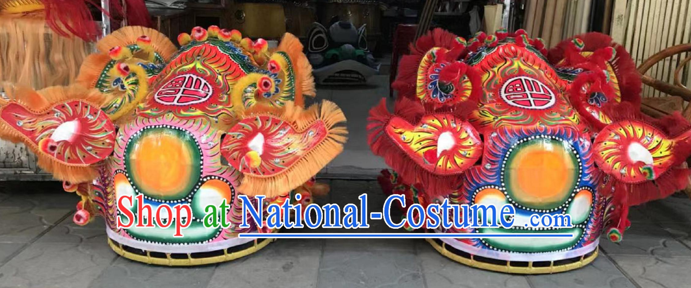 Traditional Fut San Lion Dance Costume  Complete Sets