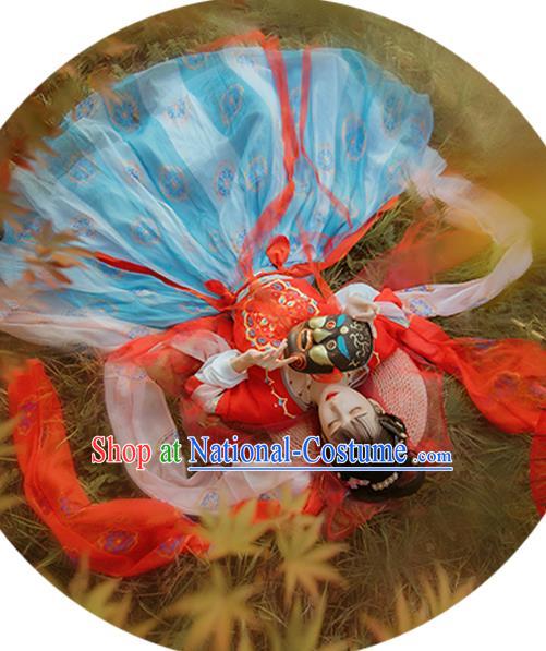 Chinese Ancient Flying Apsaras Fairy Dance Costumes Traditional Tang Dynasty Princess Top Blouse and Skirt Hanfu Apparels