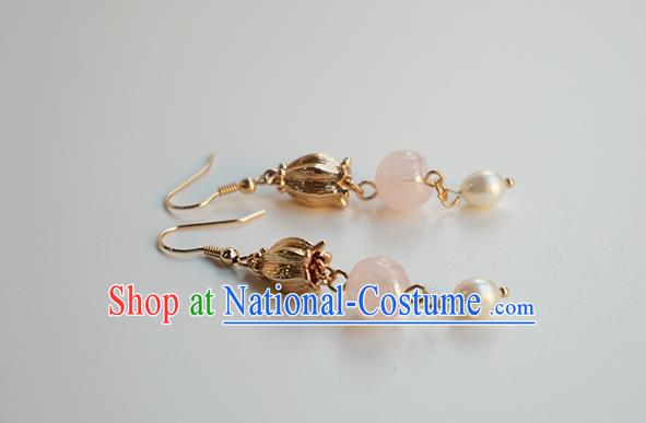 Handmade Chinese Classical Ear Accessories Ancient Hanfu Convallaria Earrings