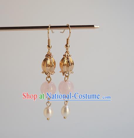 Handmade Chinese Classical Ear Accessories Ancient Hanfu Convallaria Earrings